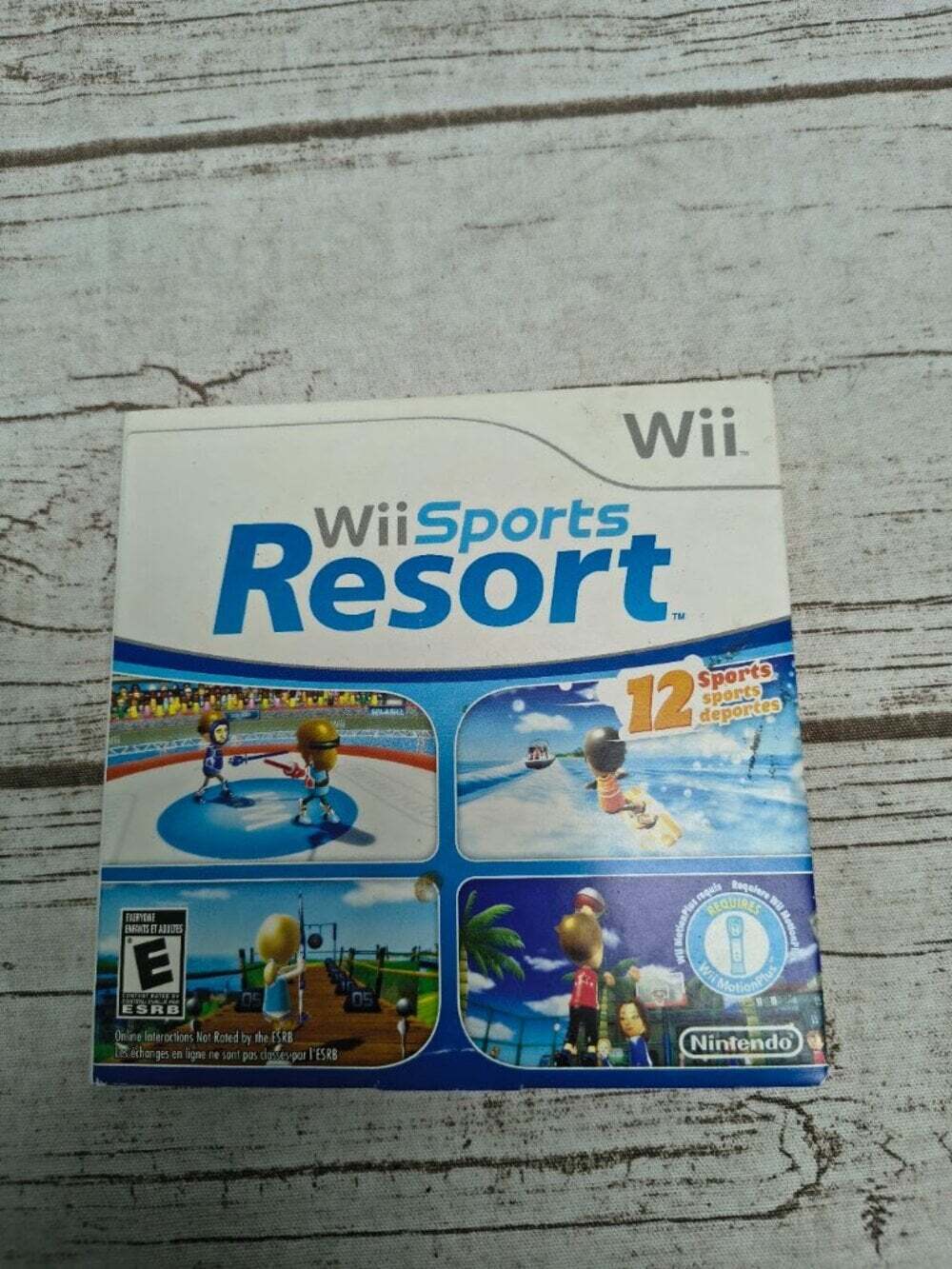 Nintendo Wii Sports Resort Game in Cardboard Sleeve